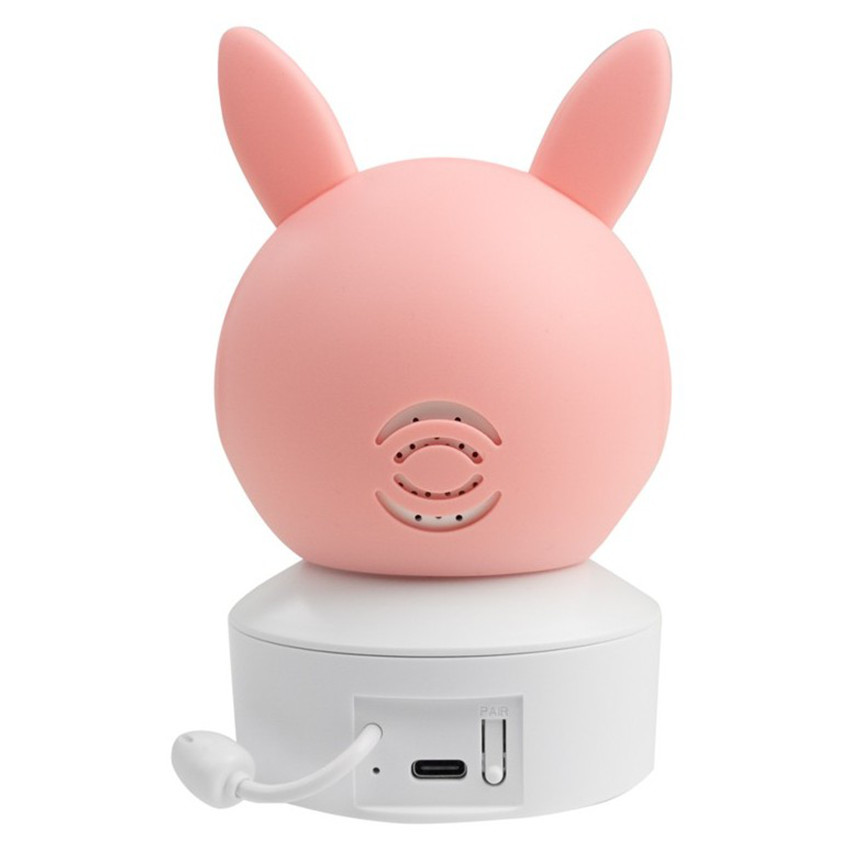 Babyphone vidéo 2-en-1 Lapin Rose 
