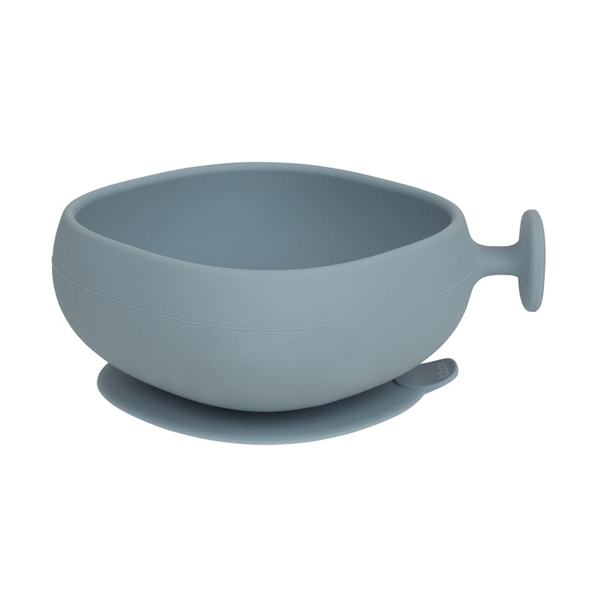 Bol en silicone avec ventouse et couvercle Ocean 