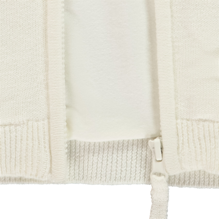 Gilet tricot à capuche ludique tigre pour bébé 