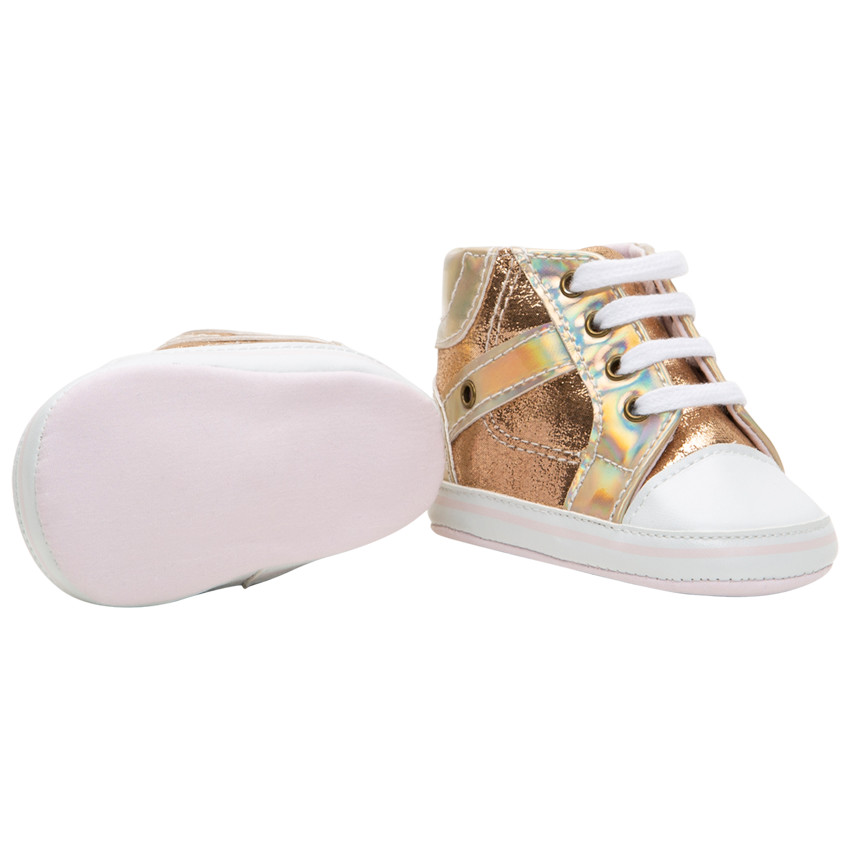 Bottillons souples pailletés à empiècements iridescents 