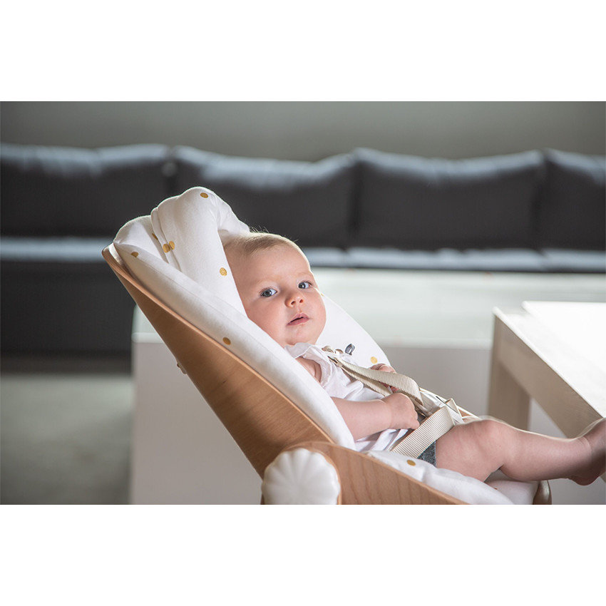 Transat Newborn pour chaise haute Evolu en bois coloris naturel 