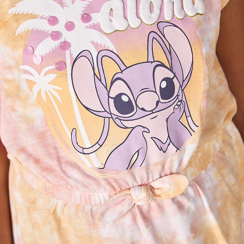 Robe effet tie & dye Angel Disney à gros sequins pour fille 