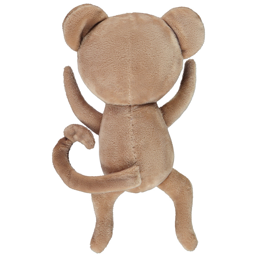 Pluche aap in fluweel voor baby 