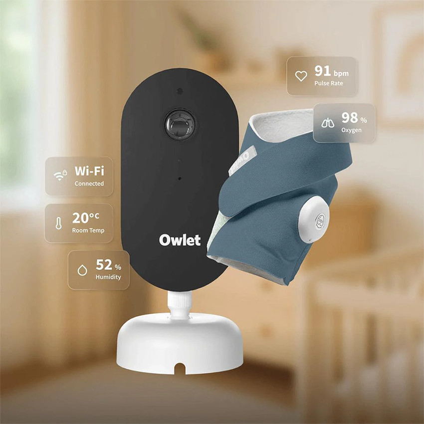 Pack Videobabyfoon + Dream Sock Bedtime Blue 