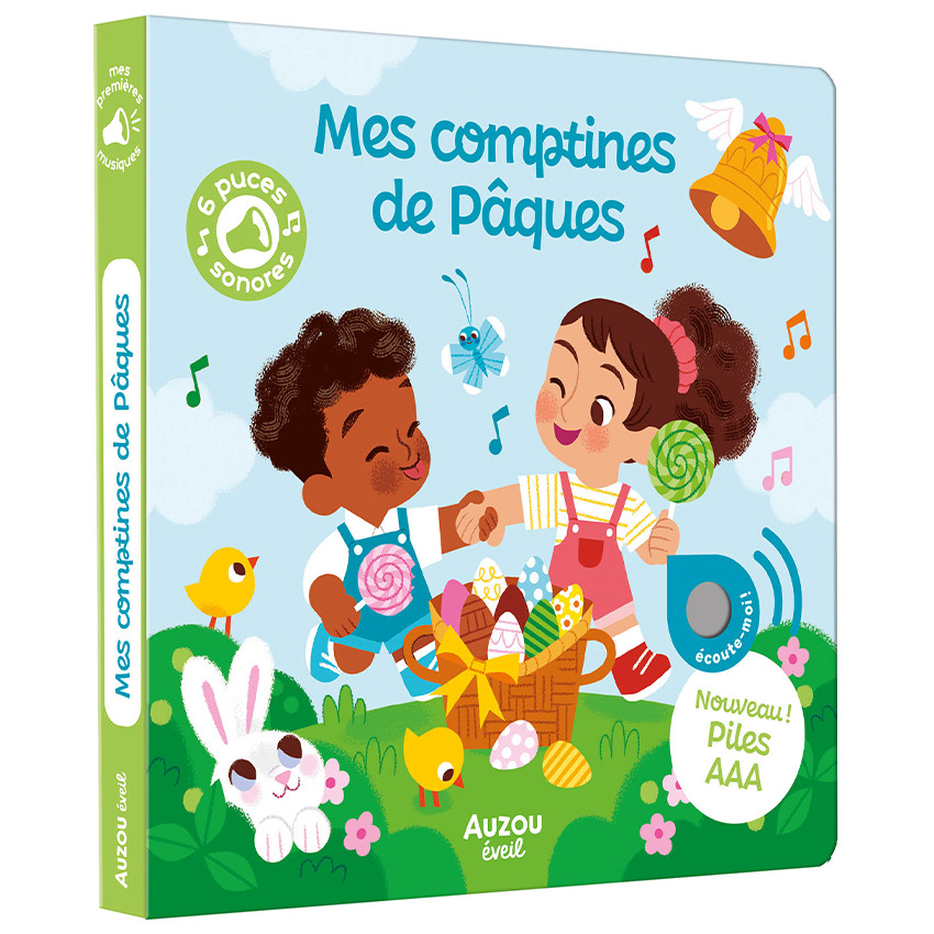 Livre Mes premiers sonores "Mes comptines de Pâques" 3ans+ 
