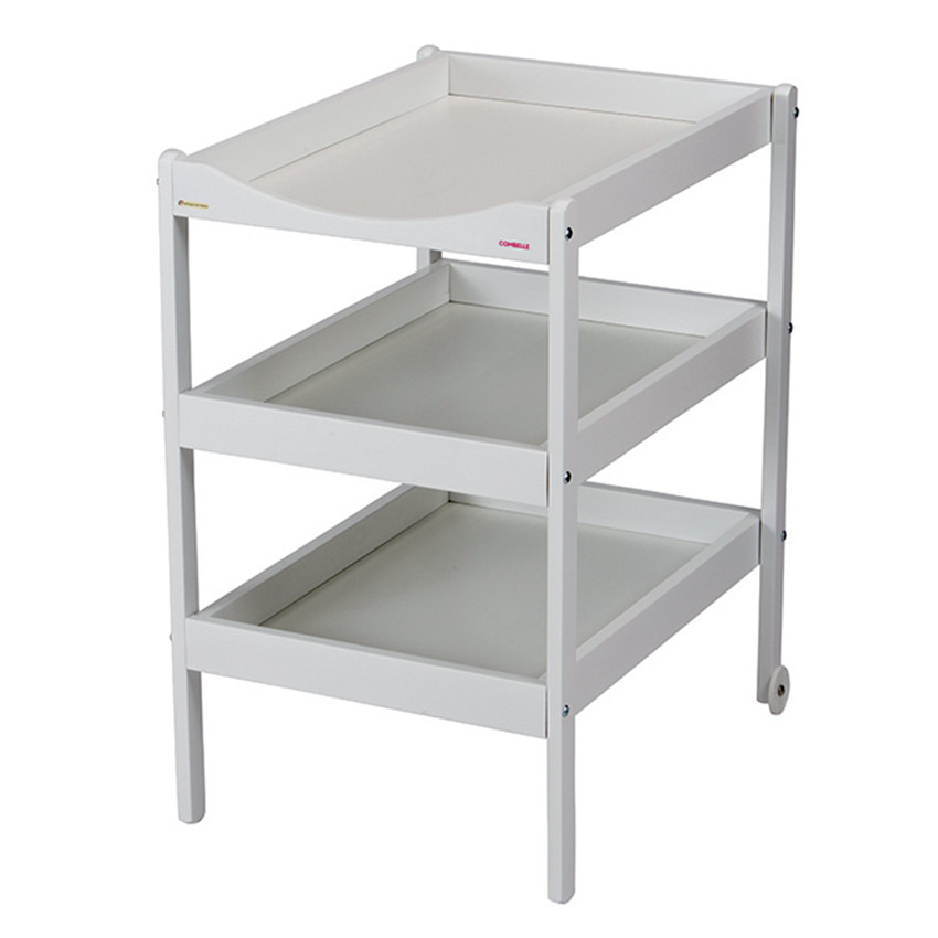 Table à langer 3 plateaux Susie - Laqué Blanc 