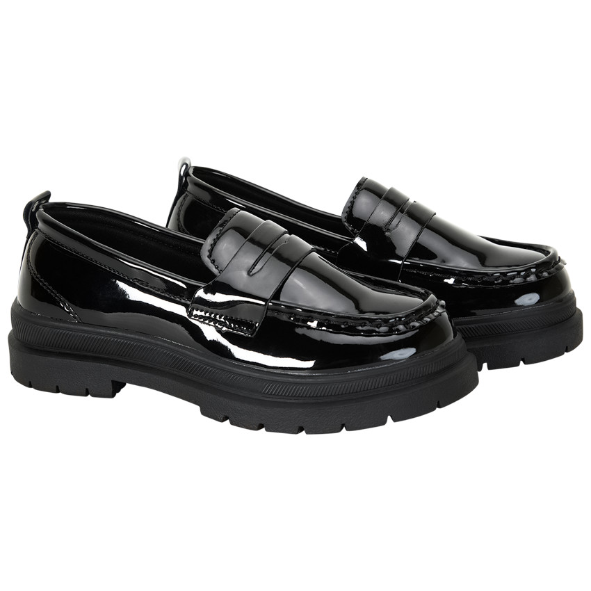Mocassins compensés vernis pour fille 
