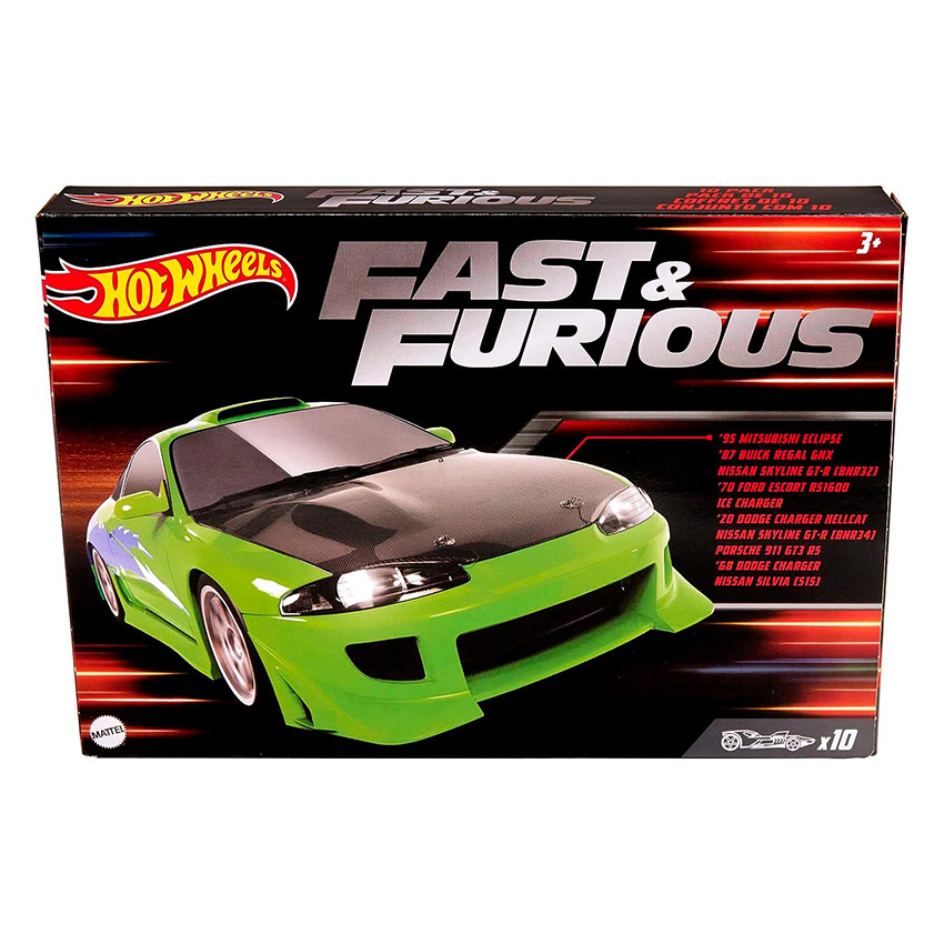 Coffret 10 Véhicule Fast & Furious 