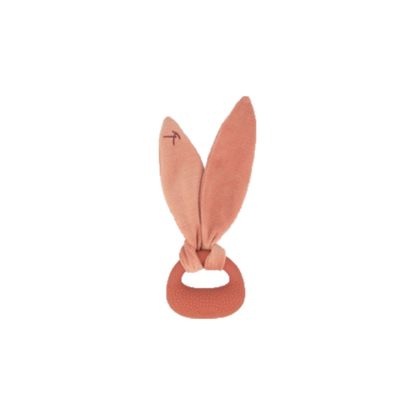 Anneau de dentition en silicone Lapin Terracotta 