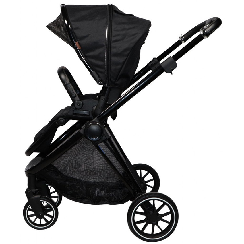 Poussette Duo avec nacelle Fenix - Noir 