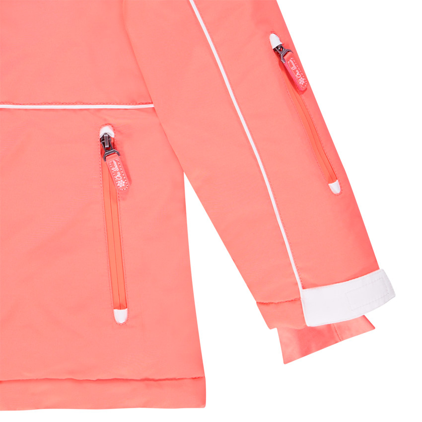 Blouson de ski rose pour fille 