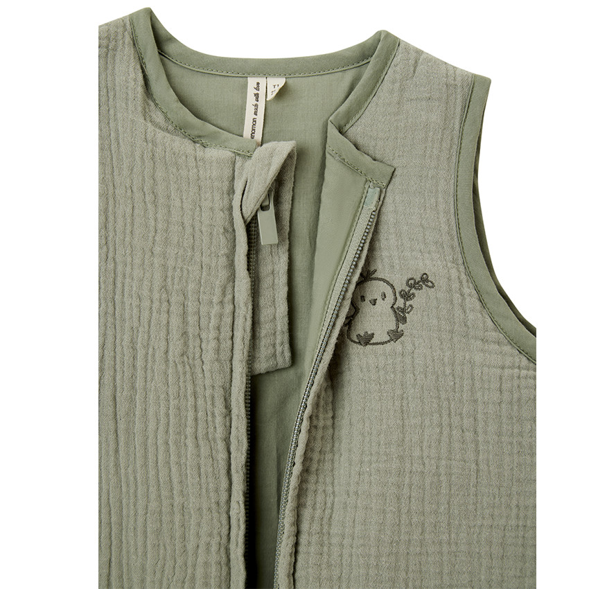 Gigoteuse TOG 2 broderie poussin en gaze de coton 