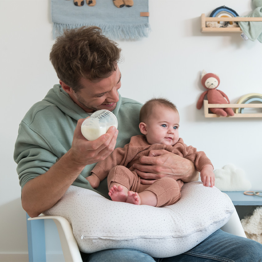 Coussin multi-usage Softy Silver Dots 