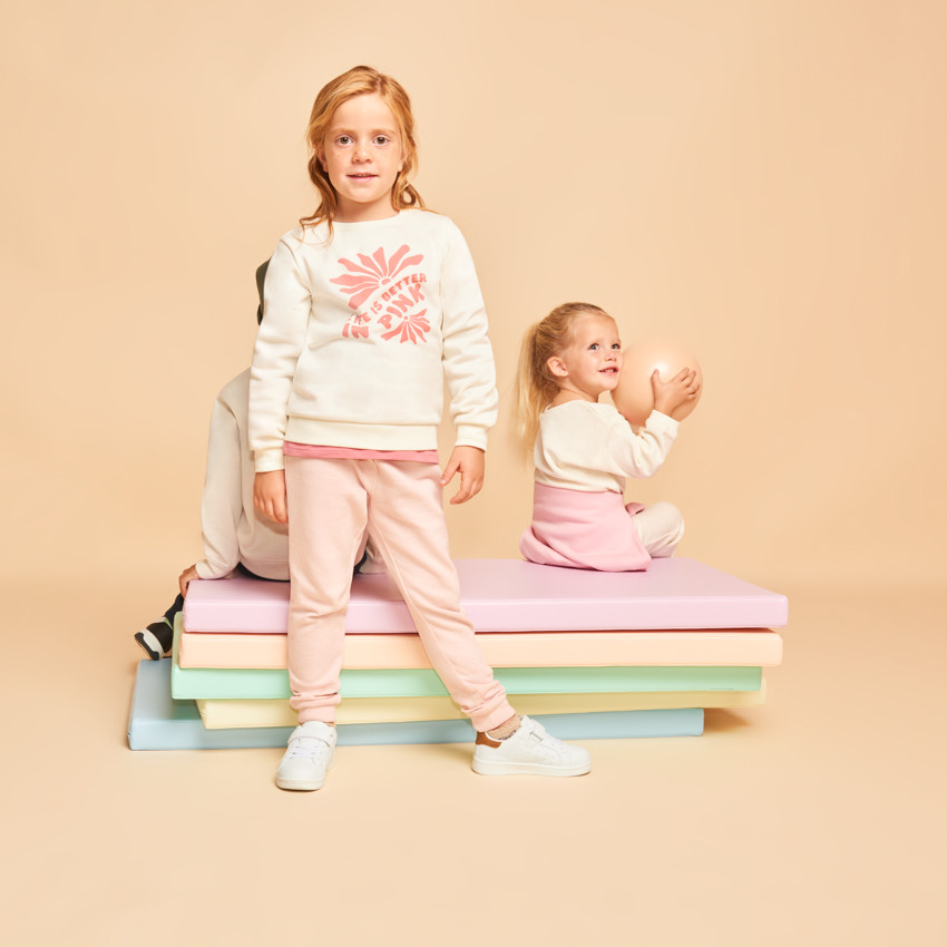 Sweat molleton printé pour fille 