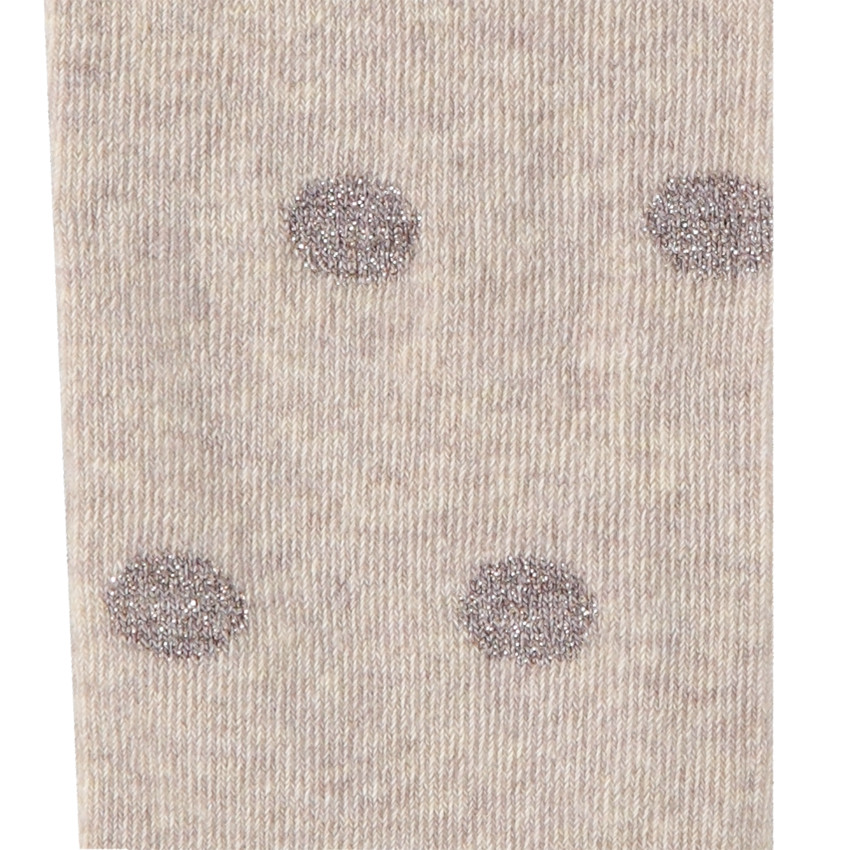 Collant épais imprimé pois pour fille  