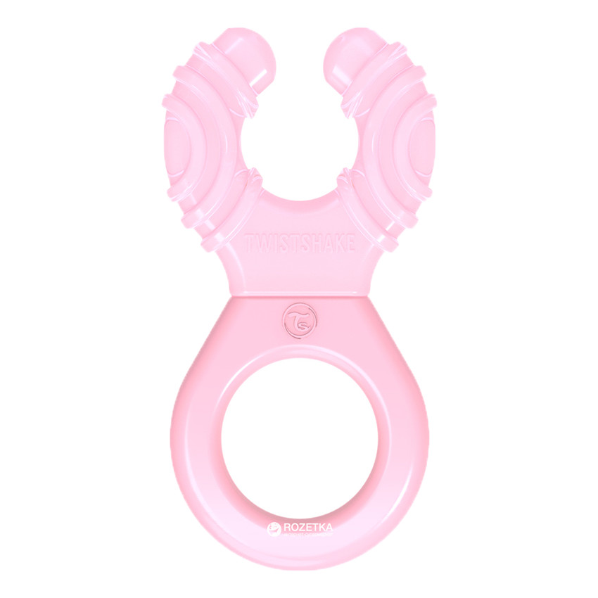 Anneau de dentition rafraîchissant 2 mois + - Rose Pastel 