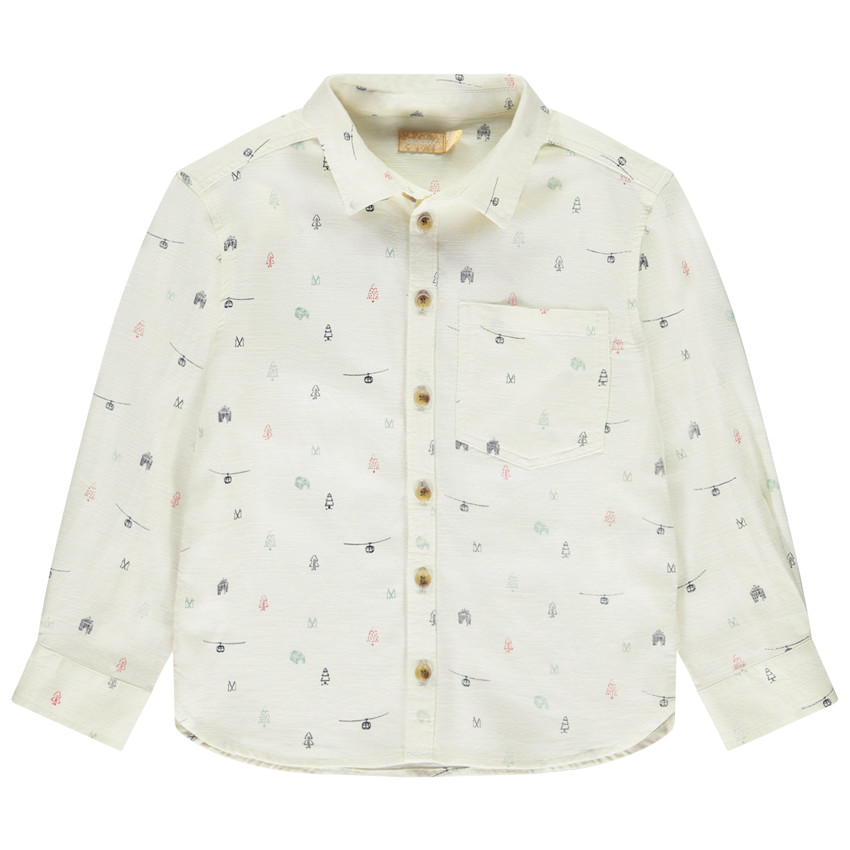 Langarmige kerstshirt voor jongens 