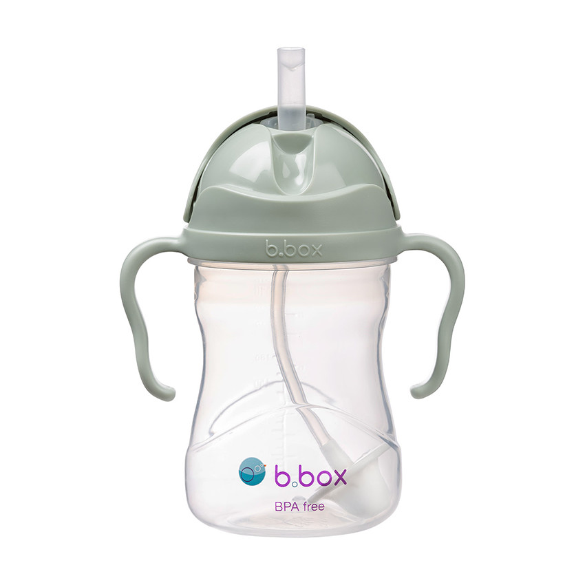 Tasse d'apprentissage avec paille lestée 240ml sage 