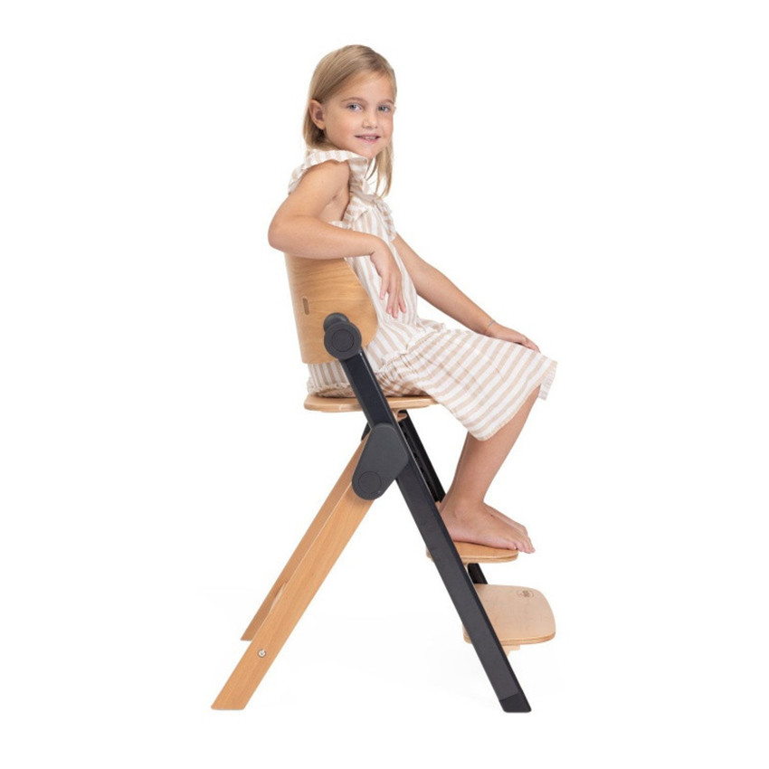 Hoge stoel Meraviglia meegroeiend & verstelbaar Ebony 