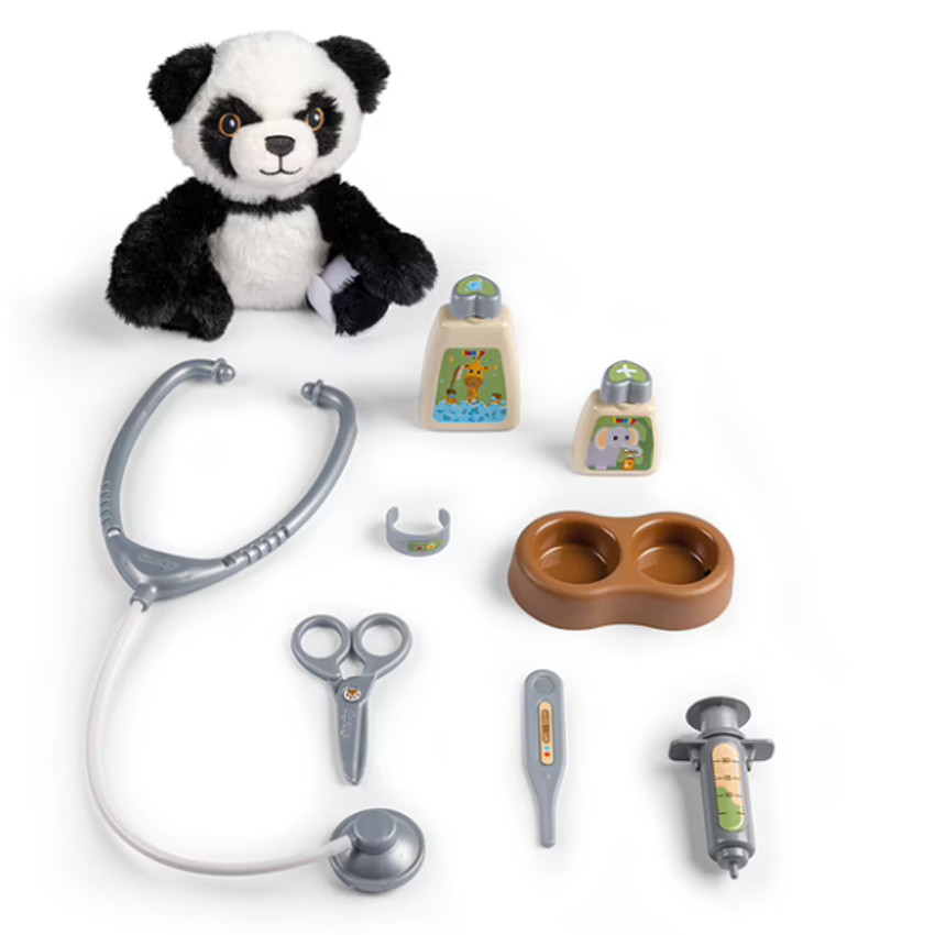 Chariot vétérinaire avec peluche panda 3ans+ 