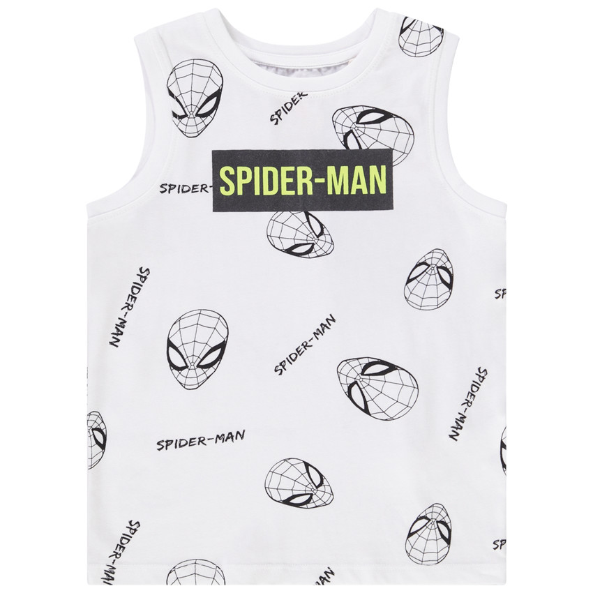 Geprinte Spider-Man Marvel tanktop voor jongen 