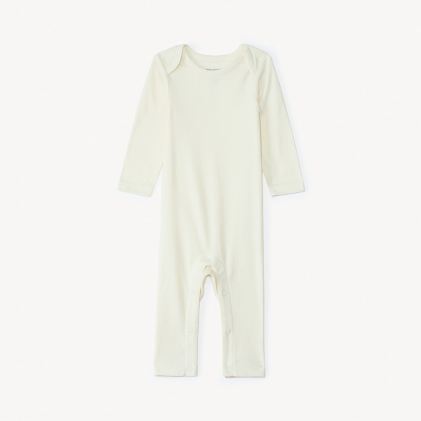 Effen lange mouwen romper voor baby's 