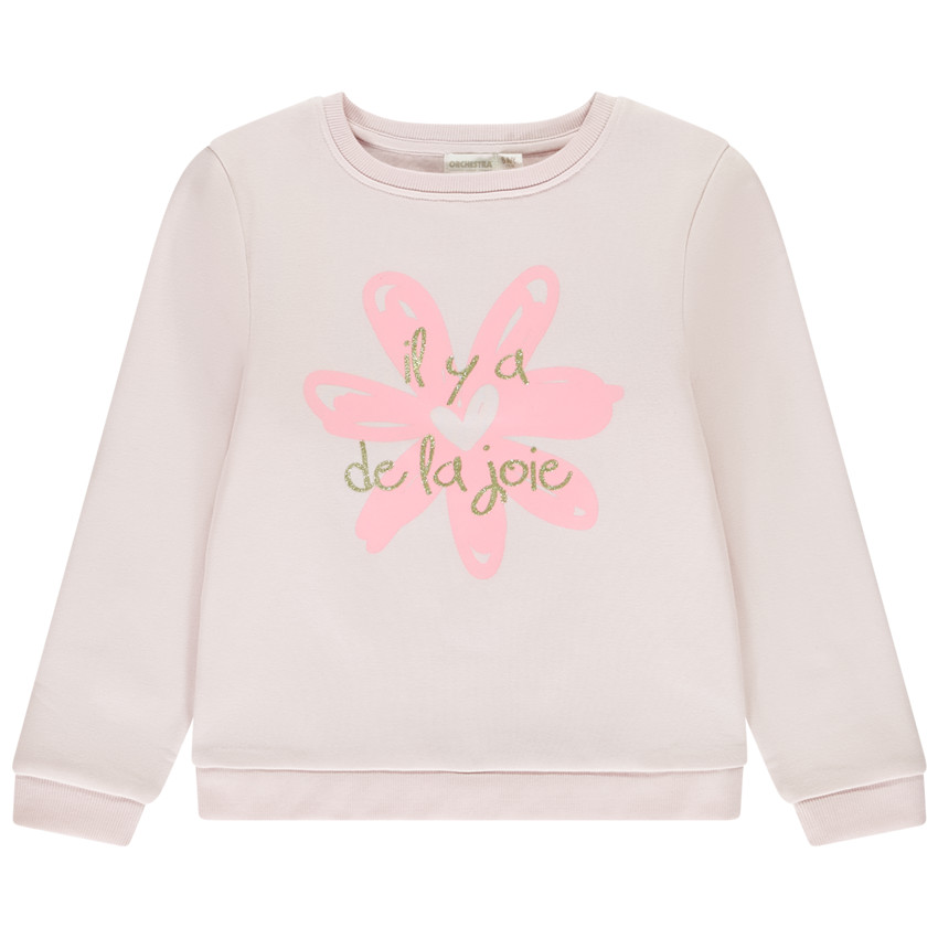 Sweatshirt fleece voor meisjes 