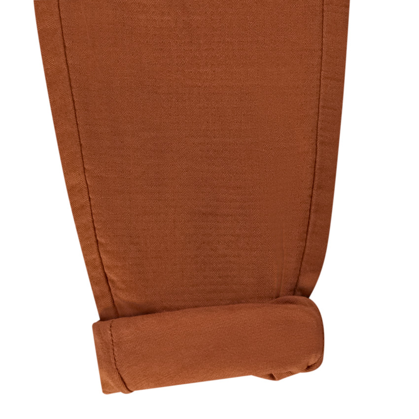 Pantalon droit en toile gaufrée pour bébé garçon 