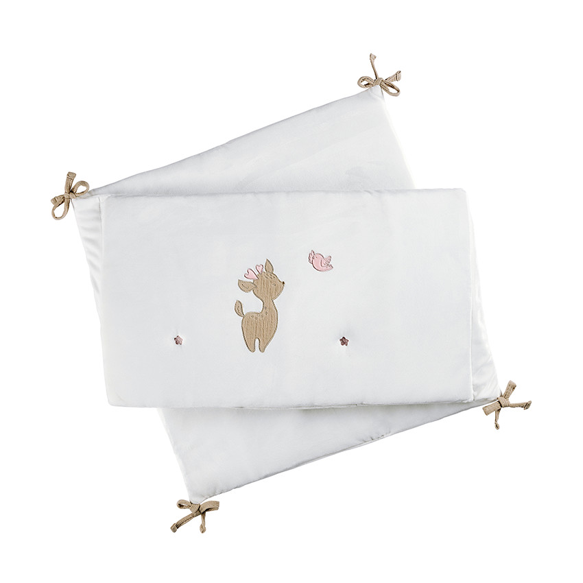 Bedomrander - Wit/print - Fanfan - 180x35 cm 