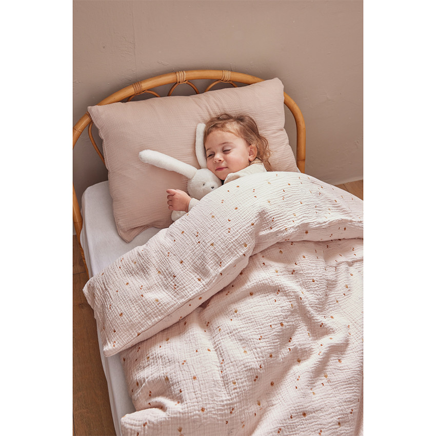 Donsdekenovertrek met kussensloop B&M 100x140cm Mousselien 