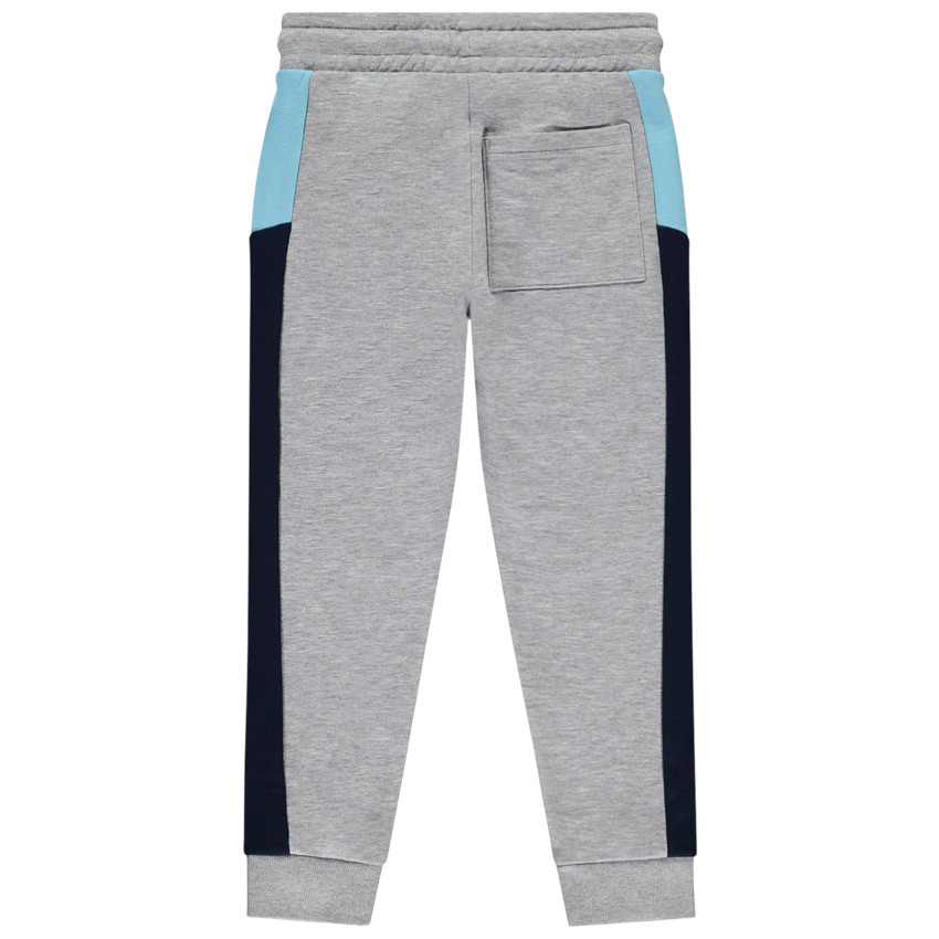 Jogging fleece met contrasterende inzetstukken voor jongen 
