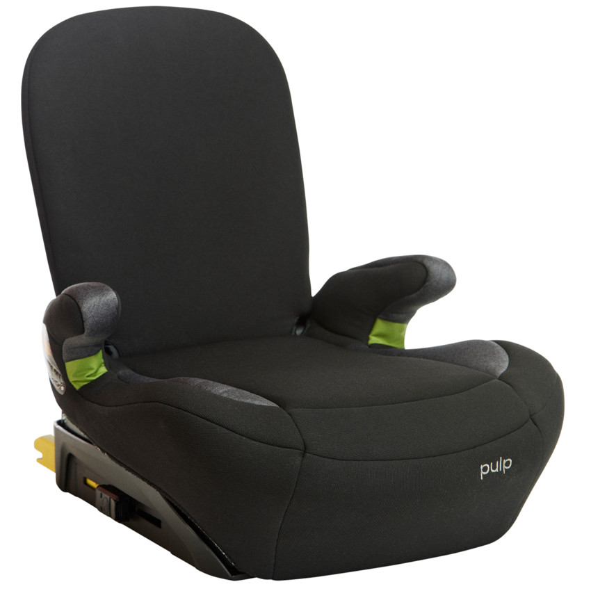 Rehausseur avec dossier rabattable Pulp i-Size noir 