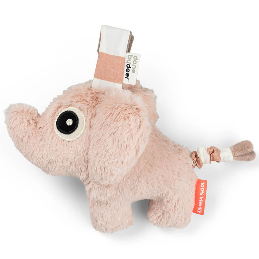 Peluche musicale Elphee Rose 