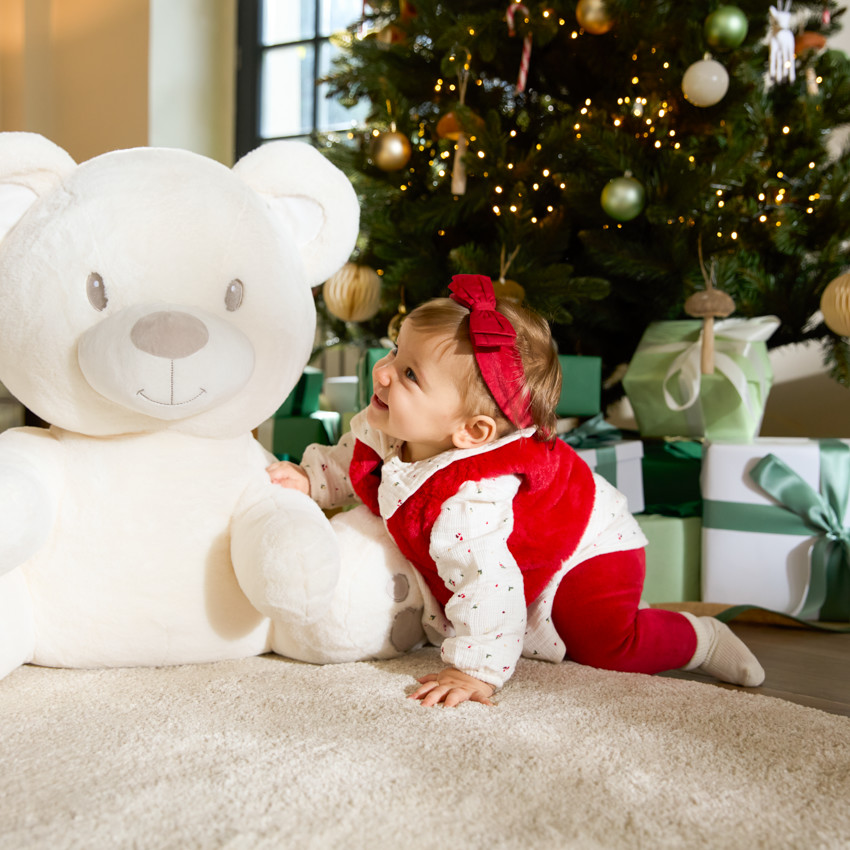 Ensemble long 3 pièces de Noël pour bébé fille 