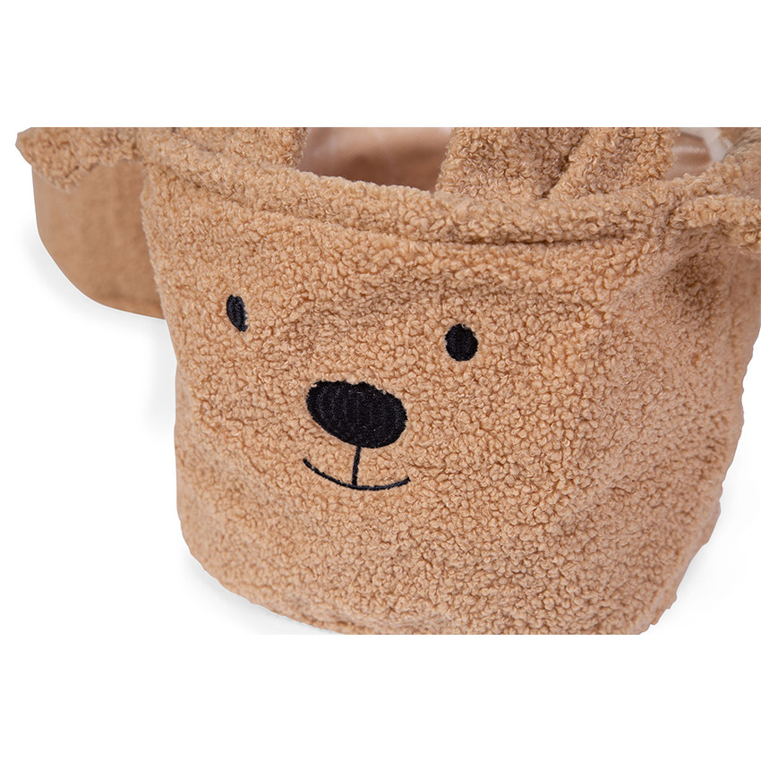 Panier de rangement Teddy 25 x 20 x 20 cm - Beige  