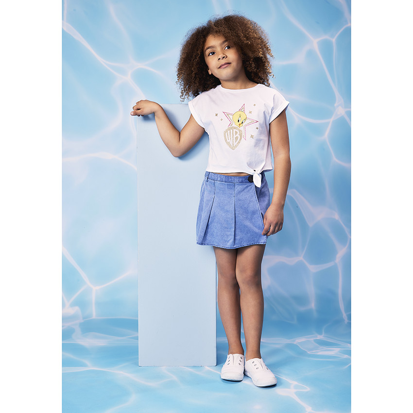 T-shirt korte mouwen print Titi Warner Bros voor meisjes 