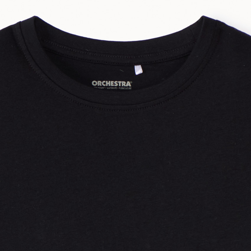 T-shirt met korte mouwen in effen kleur voor jongens 