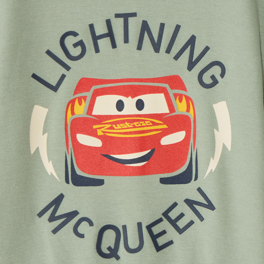 Oversized fleece sweatshirt Cars Disney-Pixar voor babyjongen 