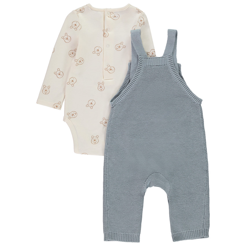 Set van 2 delen met Winnie Disney salopette voor baby jongen 