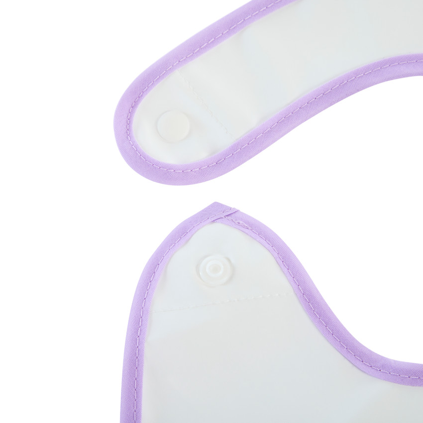 Lot de 2 bavoirs imperméables fleurs 