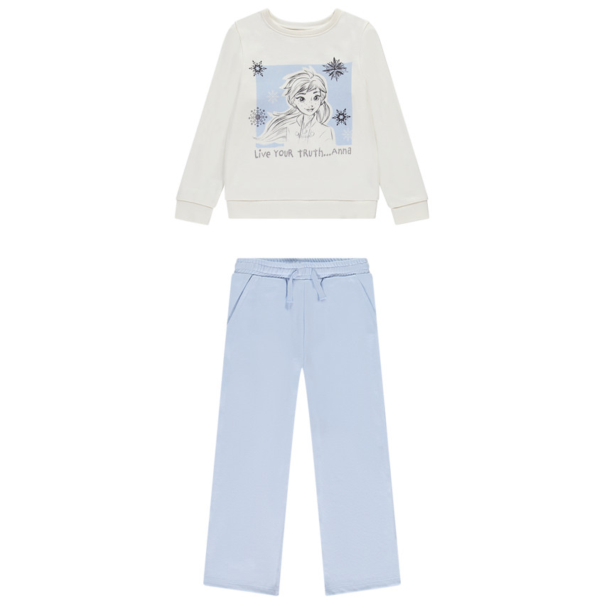 Sweatshirt Frozen met jogging voor meisjes 