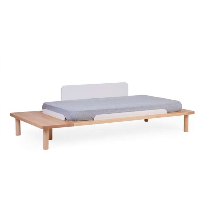 Evobed + Barrière de lit 140X70CM Ecru 