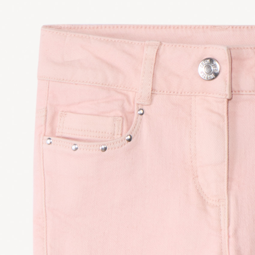 Slanke jeans met klinknagels voor meisjes 