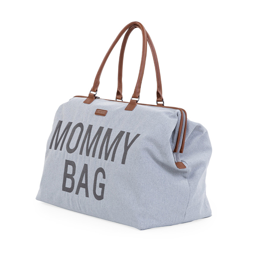 Sac à langer + matelas Mommy Bag canvas gris 