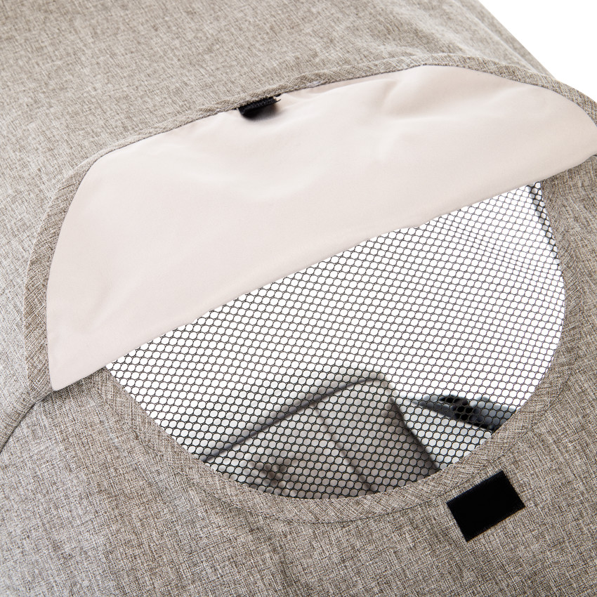 Kinderwagen trio Triade met autostoel en draagmand grijs 