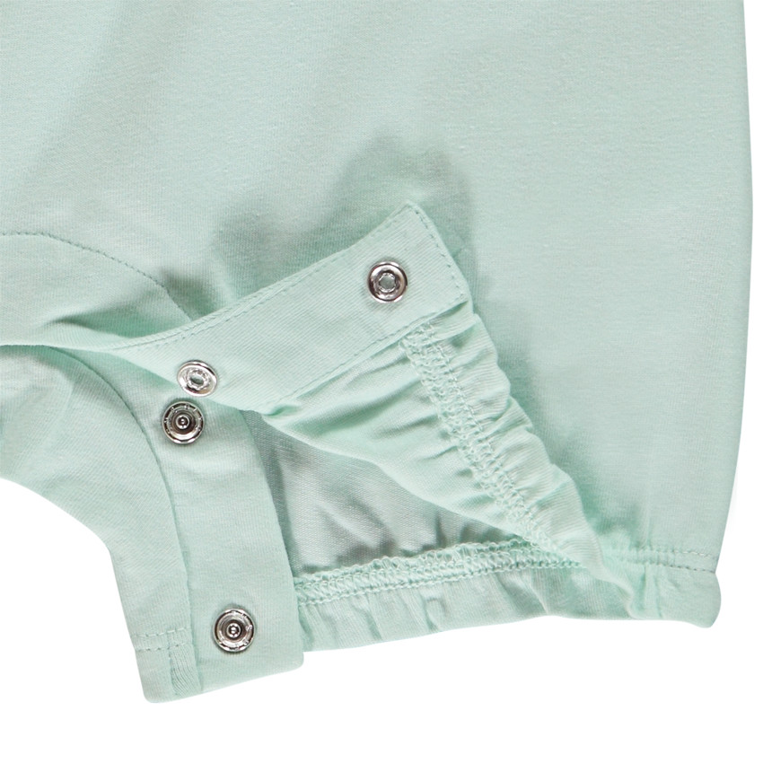 Combinaison courte en jersey print chaton pour bébé fille 