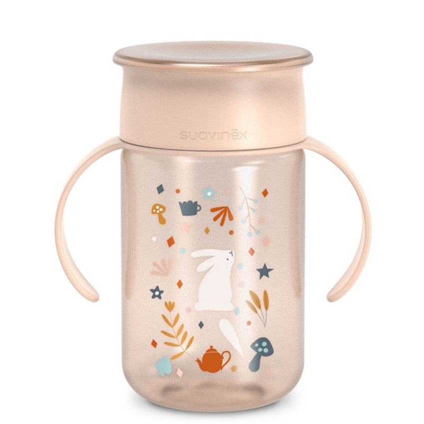 Tasse d'apprentissage 360° 340ml Wonderland Rose 