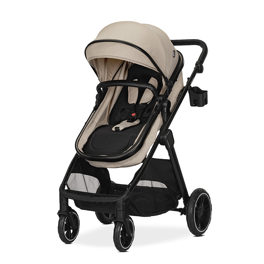Poussette Aspen 2-en-1 avec Nacelle transformable Beige 