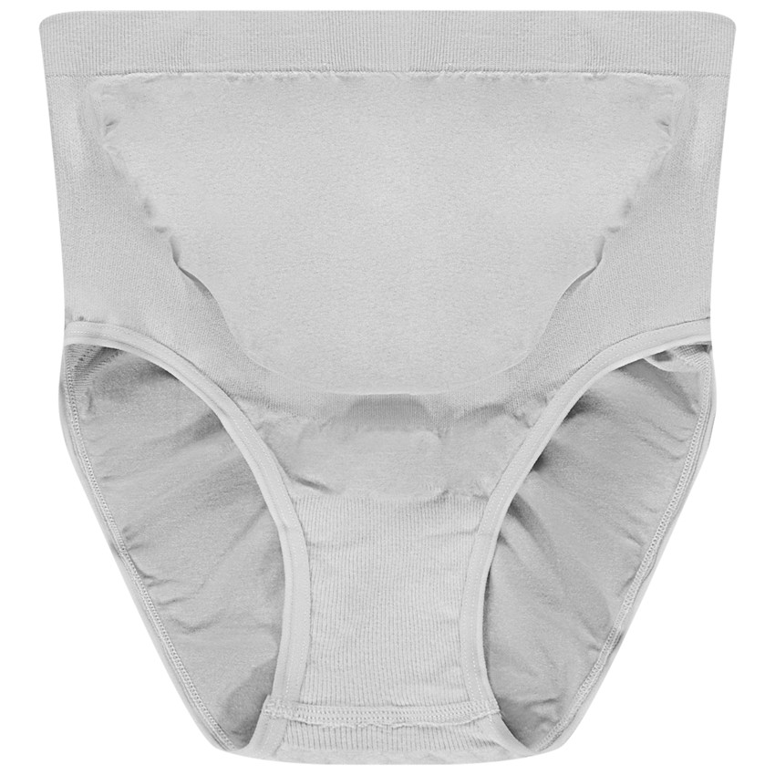 Hoge taille naadloze zwangerschapsonderbroek in microvezel 