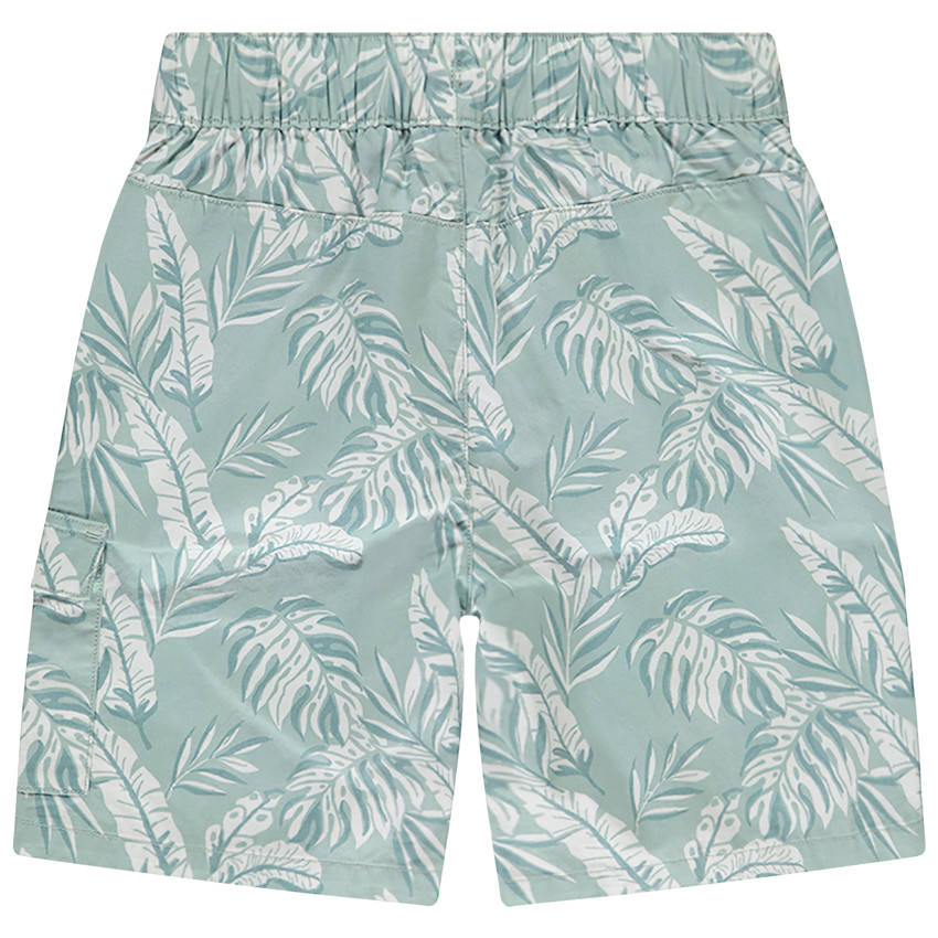 Bermuda met exotische print voor jongens 